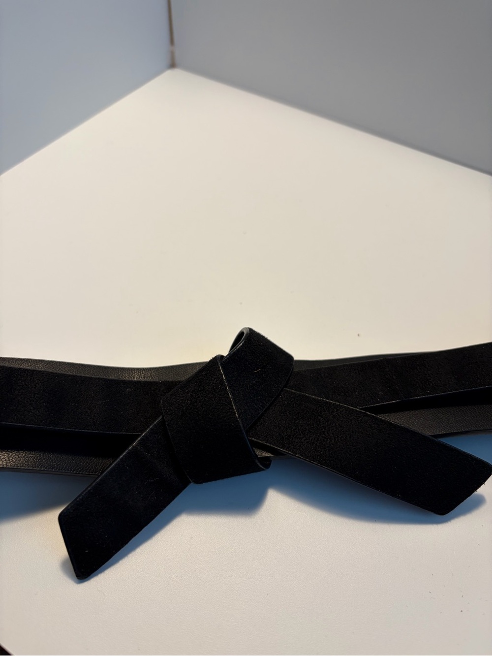 Black Velvet Knot Waist Belt - Women Accessories NWT - Picture 3 of 6
